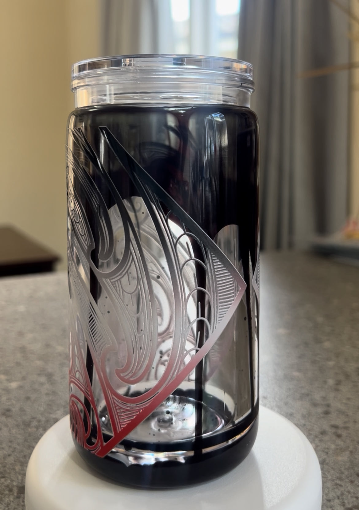 Tino Rangatiratanga Lava Drip Tumbler Acrylic - 16oz