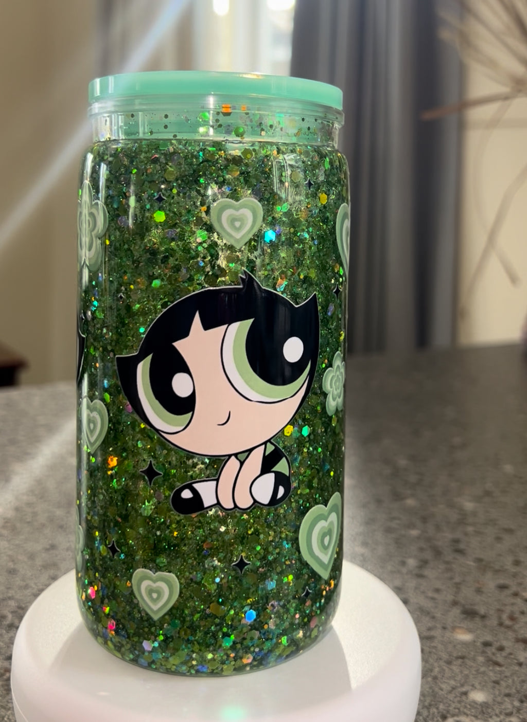 Buttercup PPG Snowglobe Glitter Tumbler Acrylic - 16oz