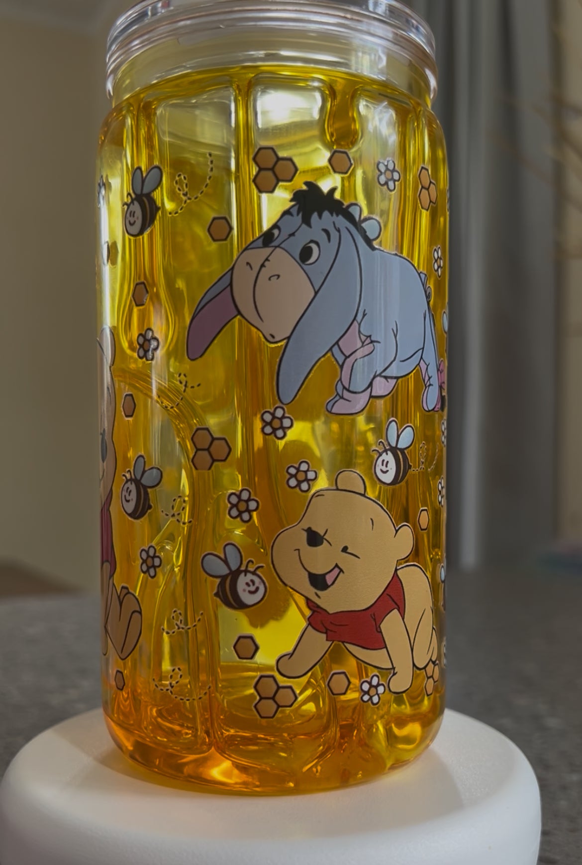 Winnie The Pooh Honey Drip Tumbler Acrylic - 16oz