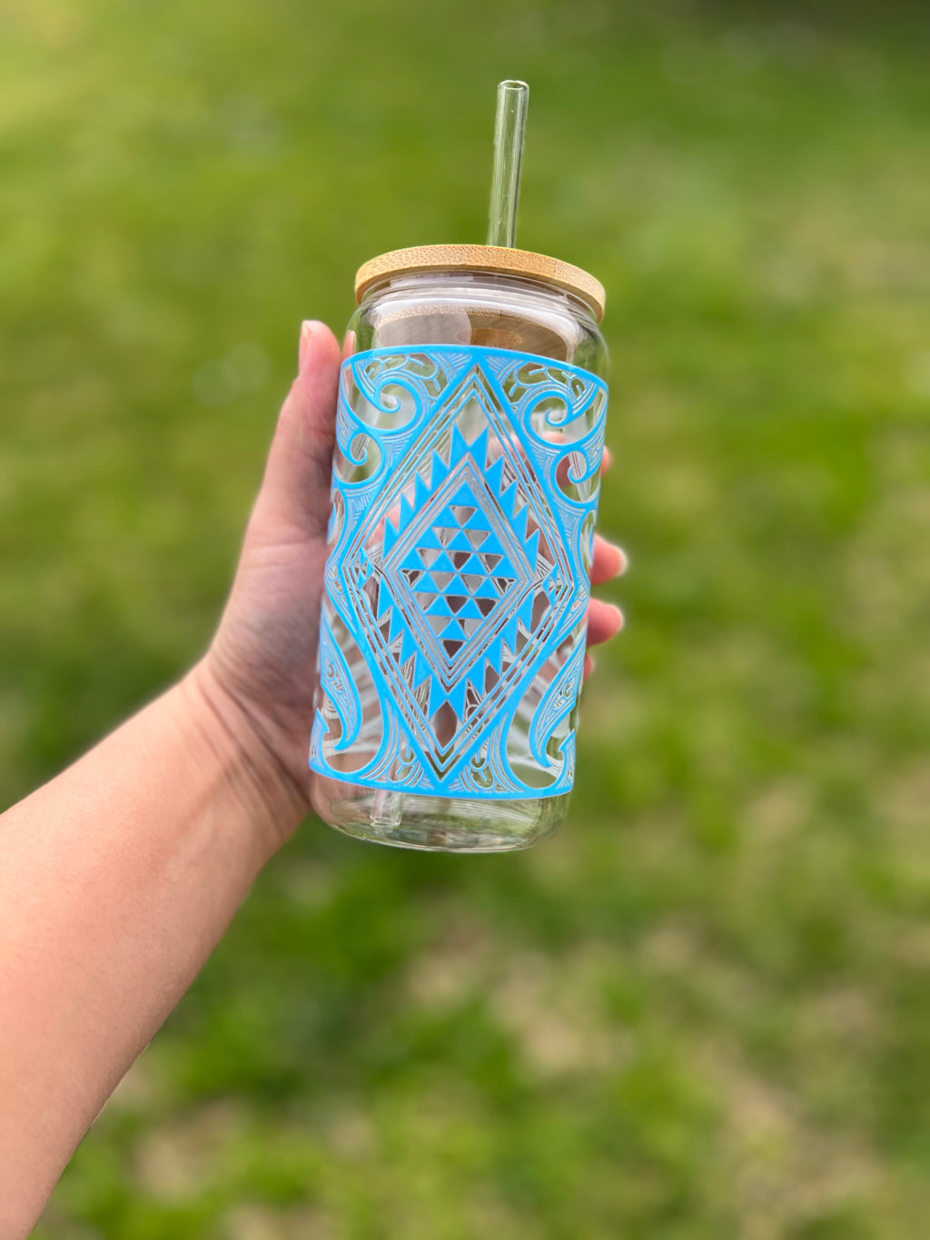 Hinemoana Glass Tumbler 16oz