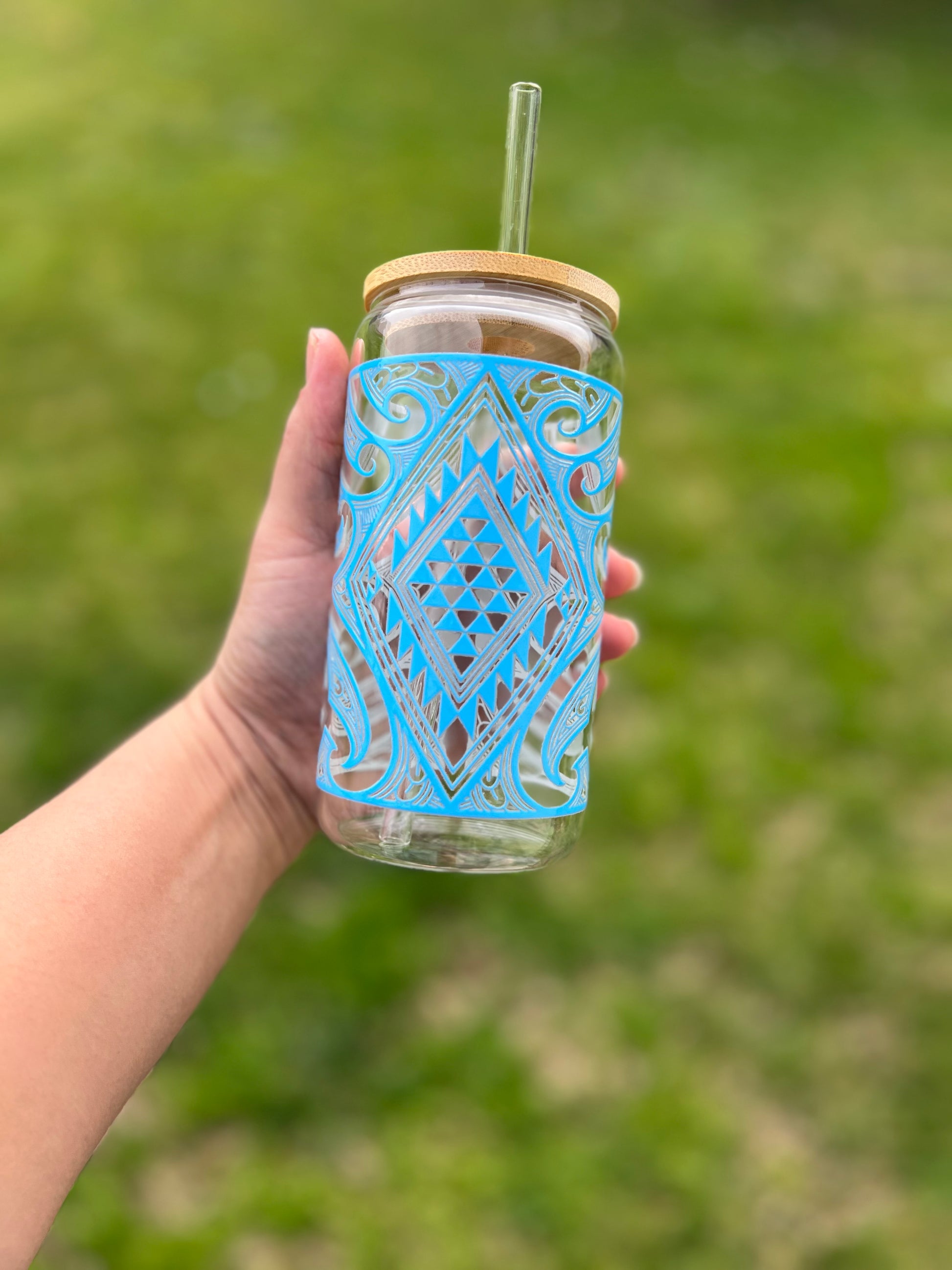 Hinemoana Glass Tumbler 16oz