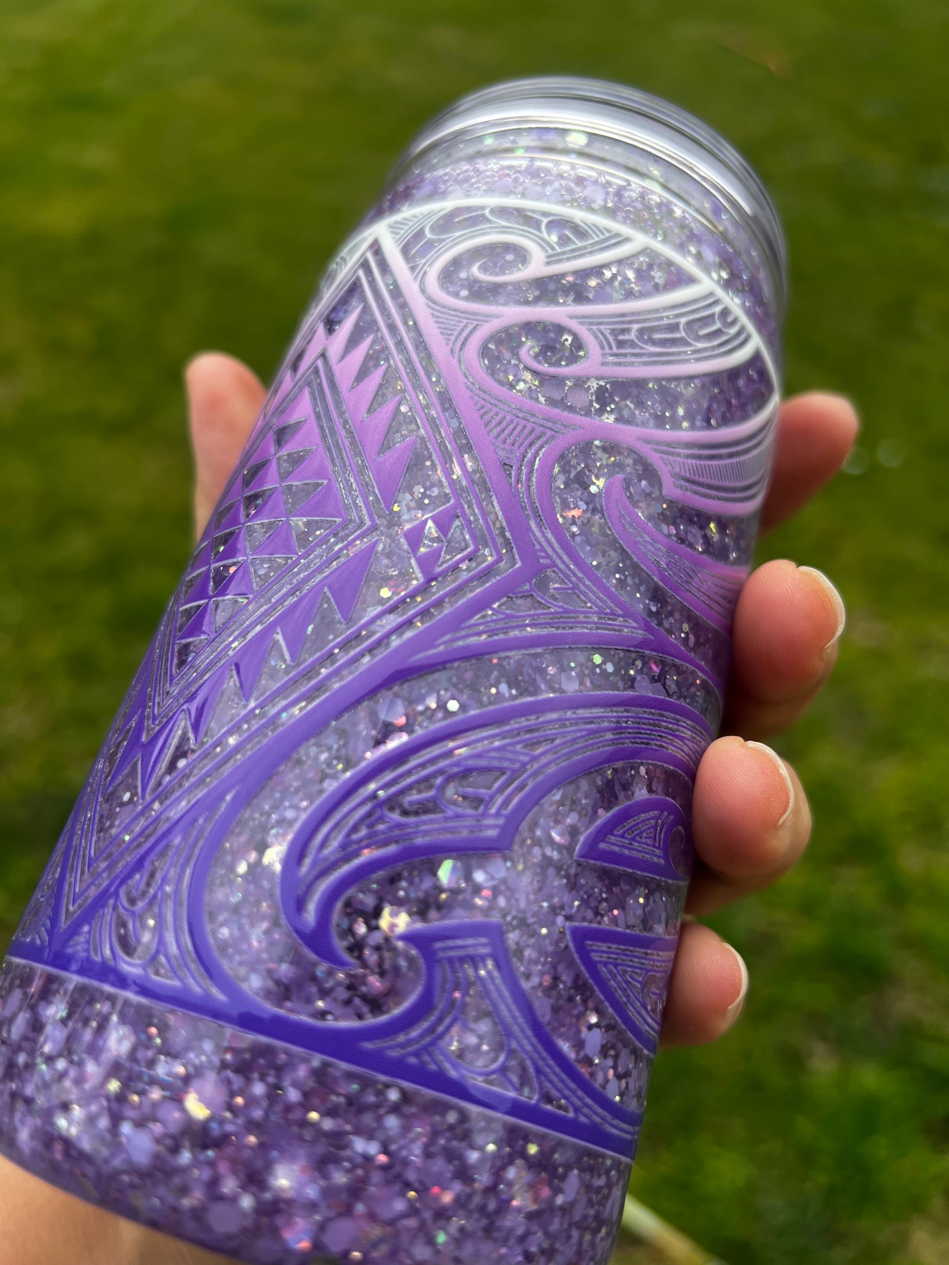 Pahū Purū Snowglobe Tumbler 16oz - Acrylic
