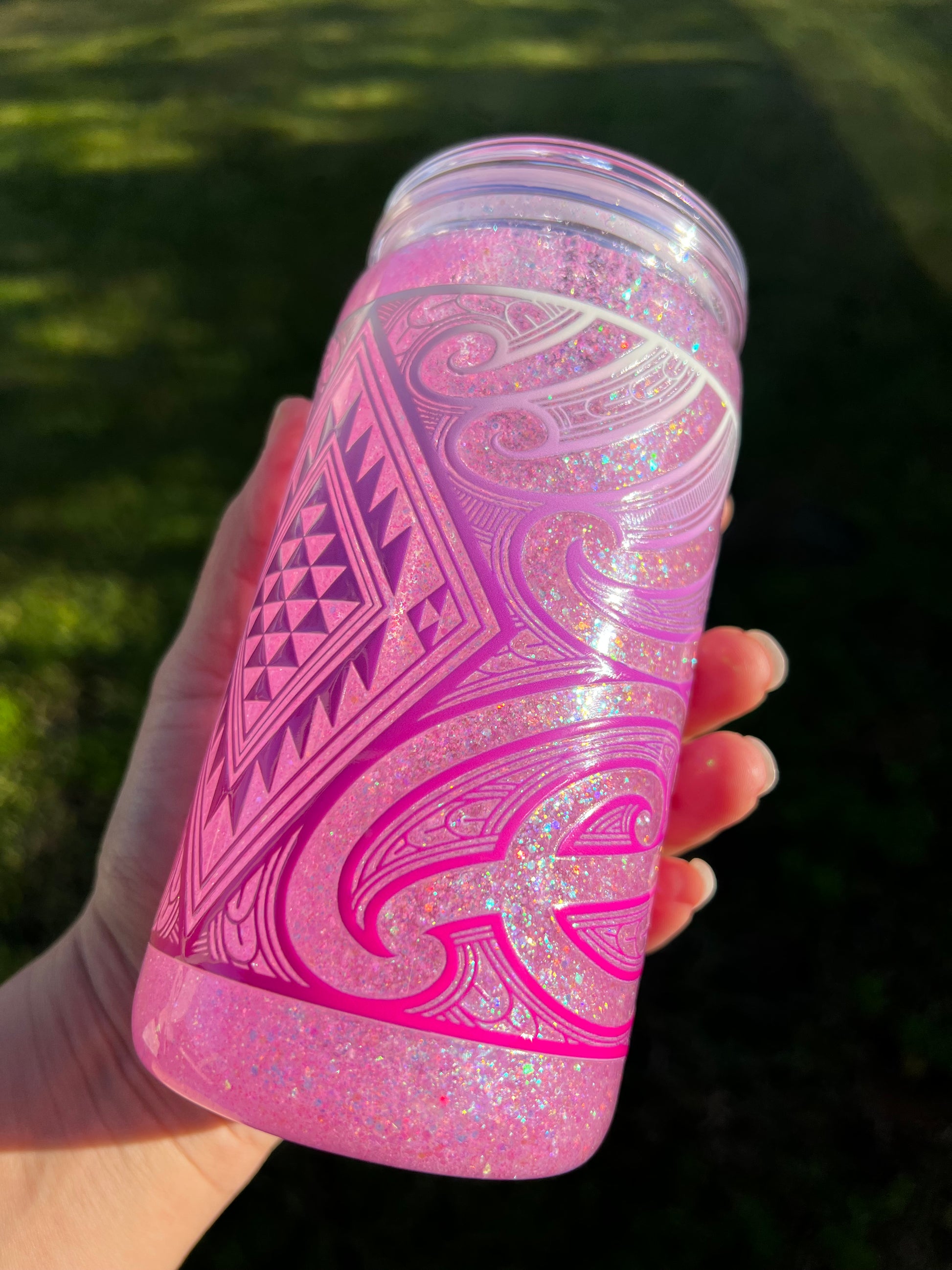 Strawberry Whip Snowglobe Tumbler Acrylic - 16oz