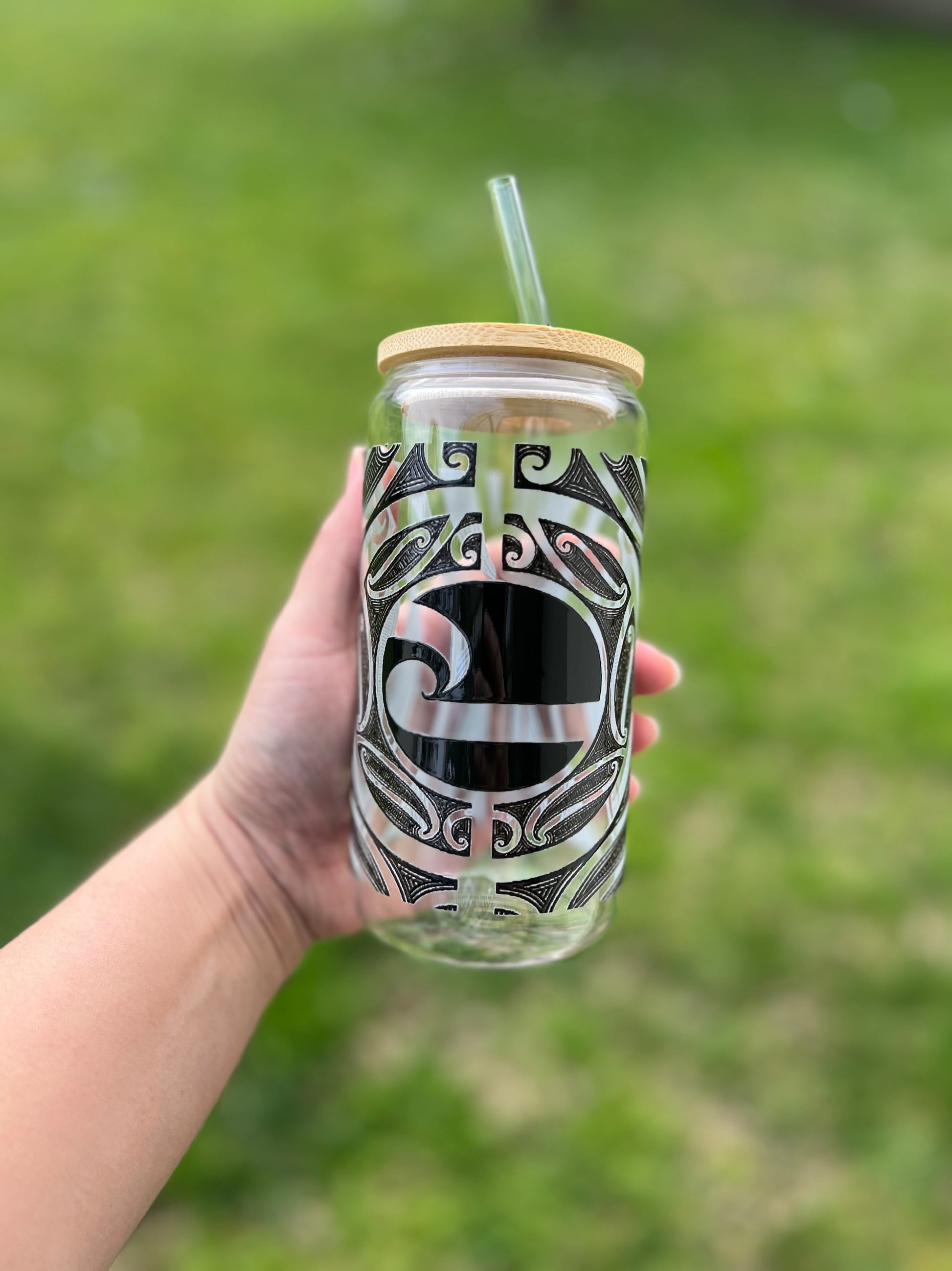 Tino Glass Tumbler 16oz