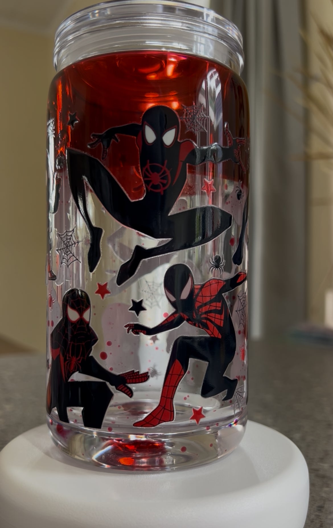 Spider-Man Lava Drip Tumbler Acrylic - 16oz