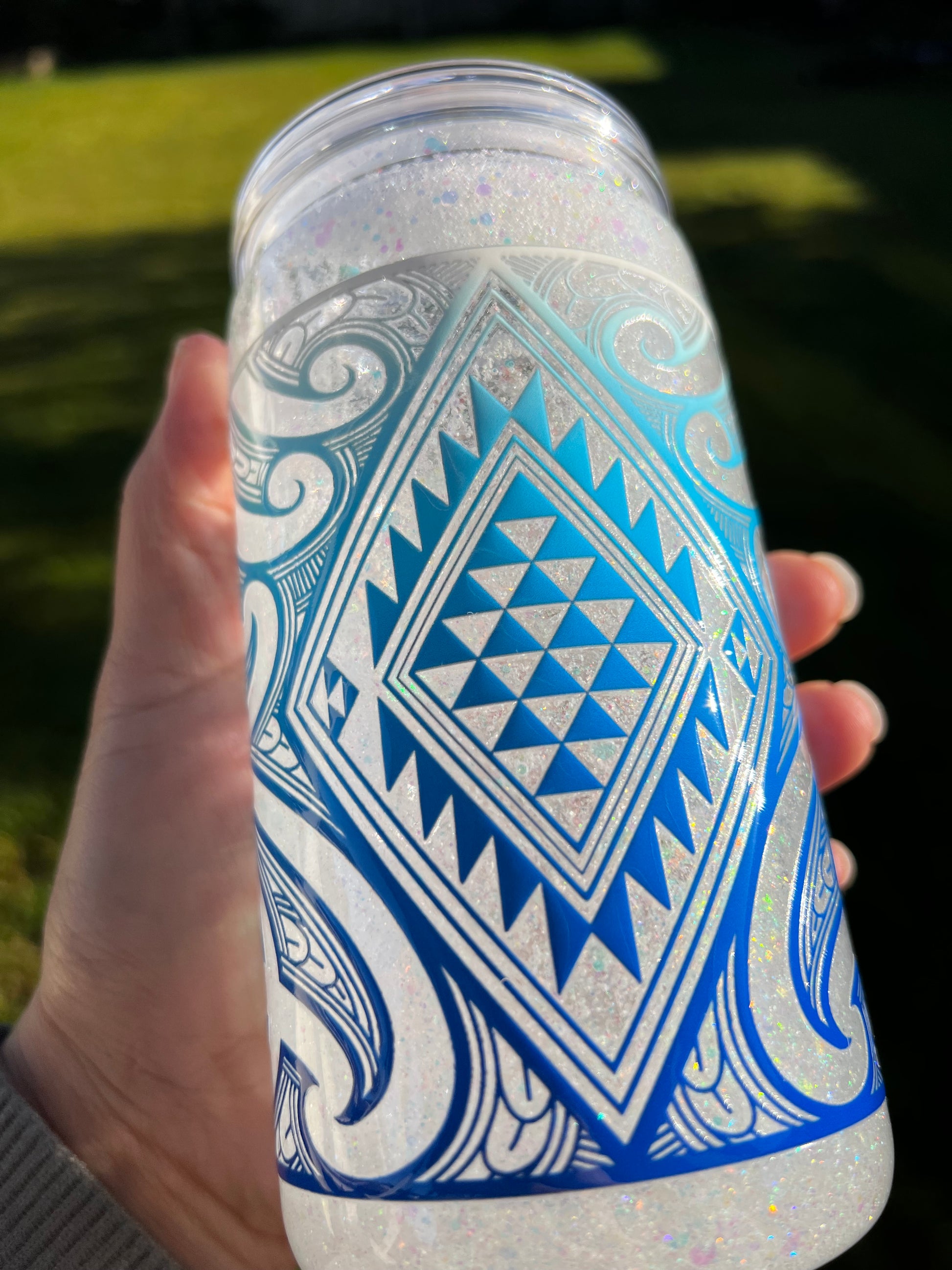Kiwa Snowglobe Tumbler Acrylic - 16oz