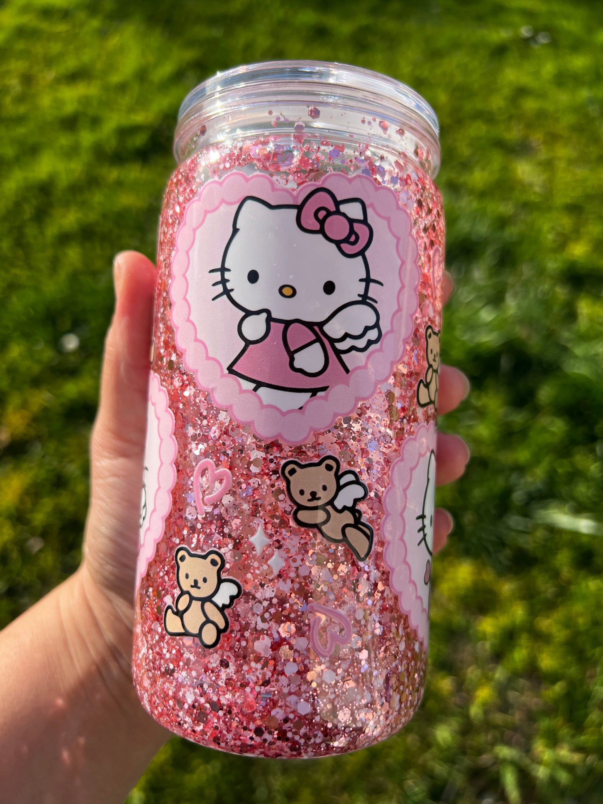 Hello Kitty Snowglobe Tumbler Acrylic - 16oz