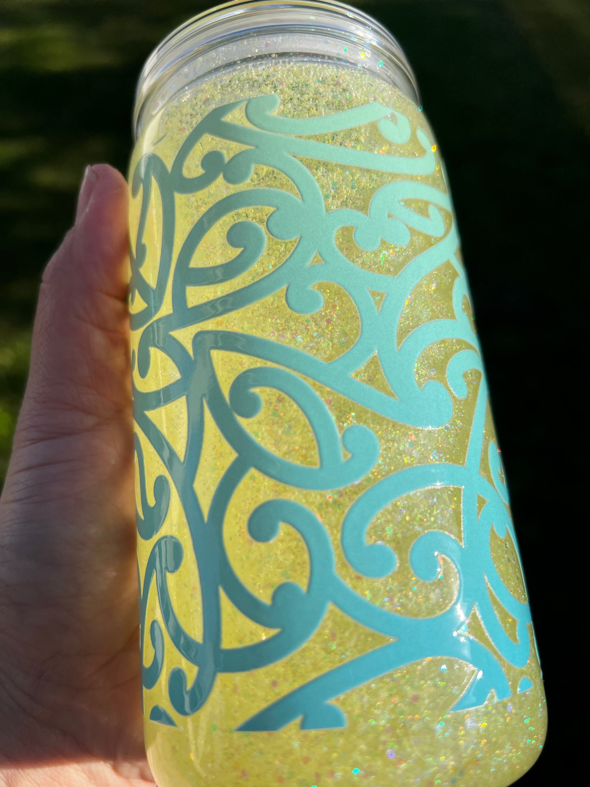 Lemon & Moana Snowglobe Tumbler Acrylic - 16oz