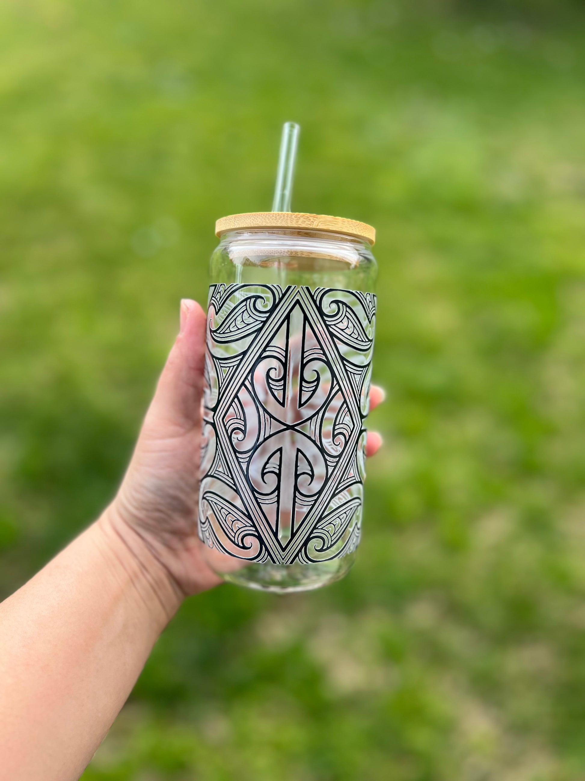 Mangu Glass Tumbler 16oz