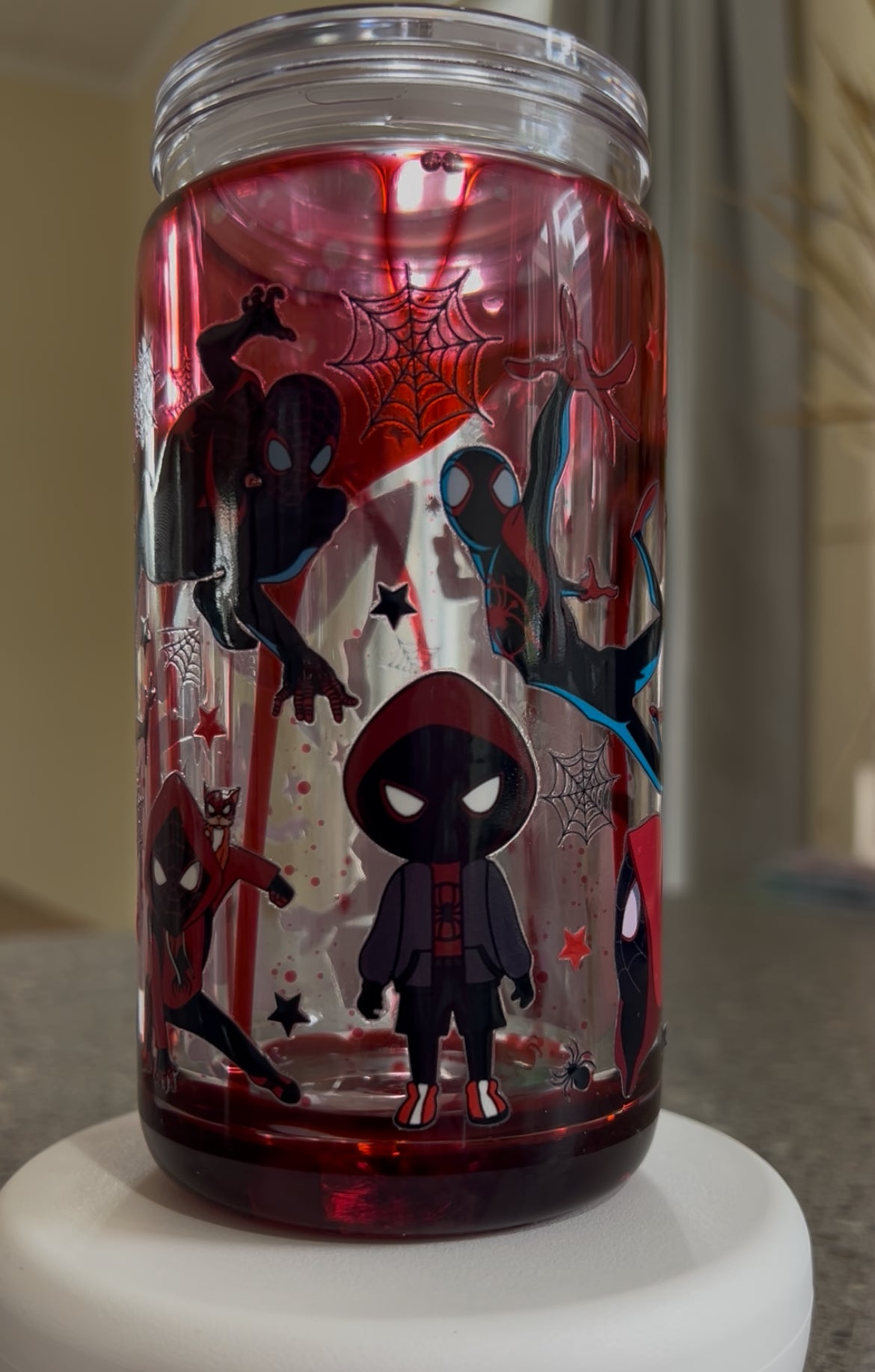 Spider-Man Lava Drip Tumbler Acrylic - 16oz