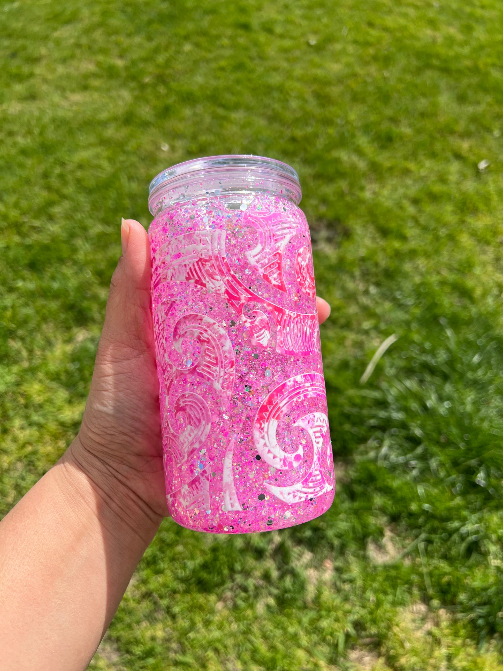 Kōtutu Rōpūa Snowglobe Tumbler Acrylic - 16oz