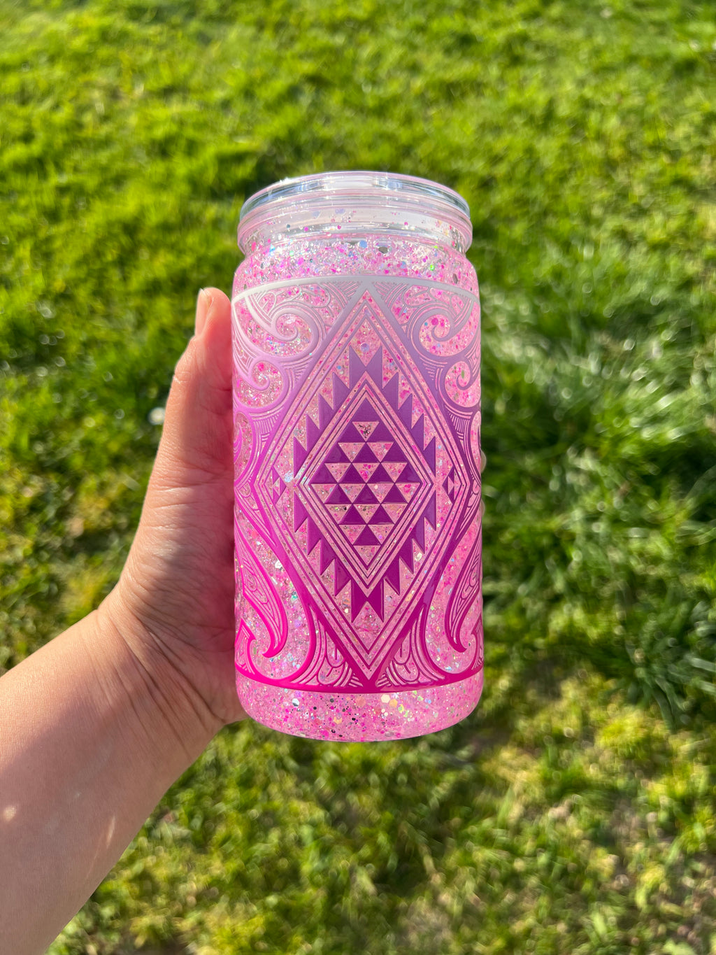 Hūkerikeri Snowglobe Tumbler Acrylic - 16oz