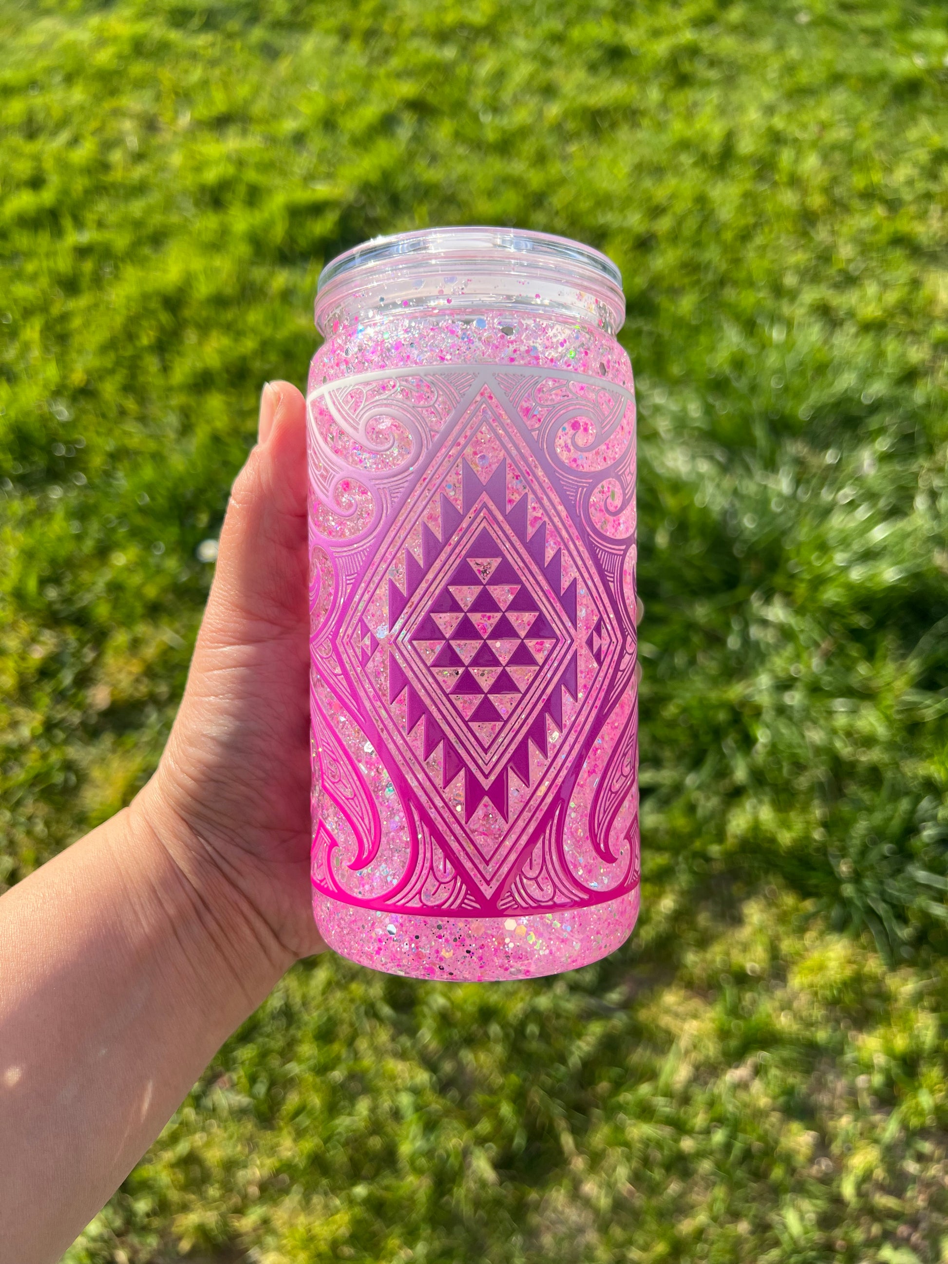 Hūkerikeri Snowglobe Tumbler Acrylic - 16oz
