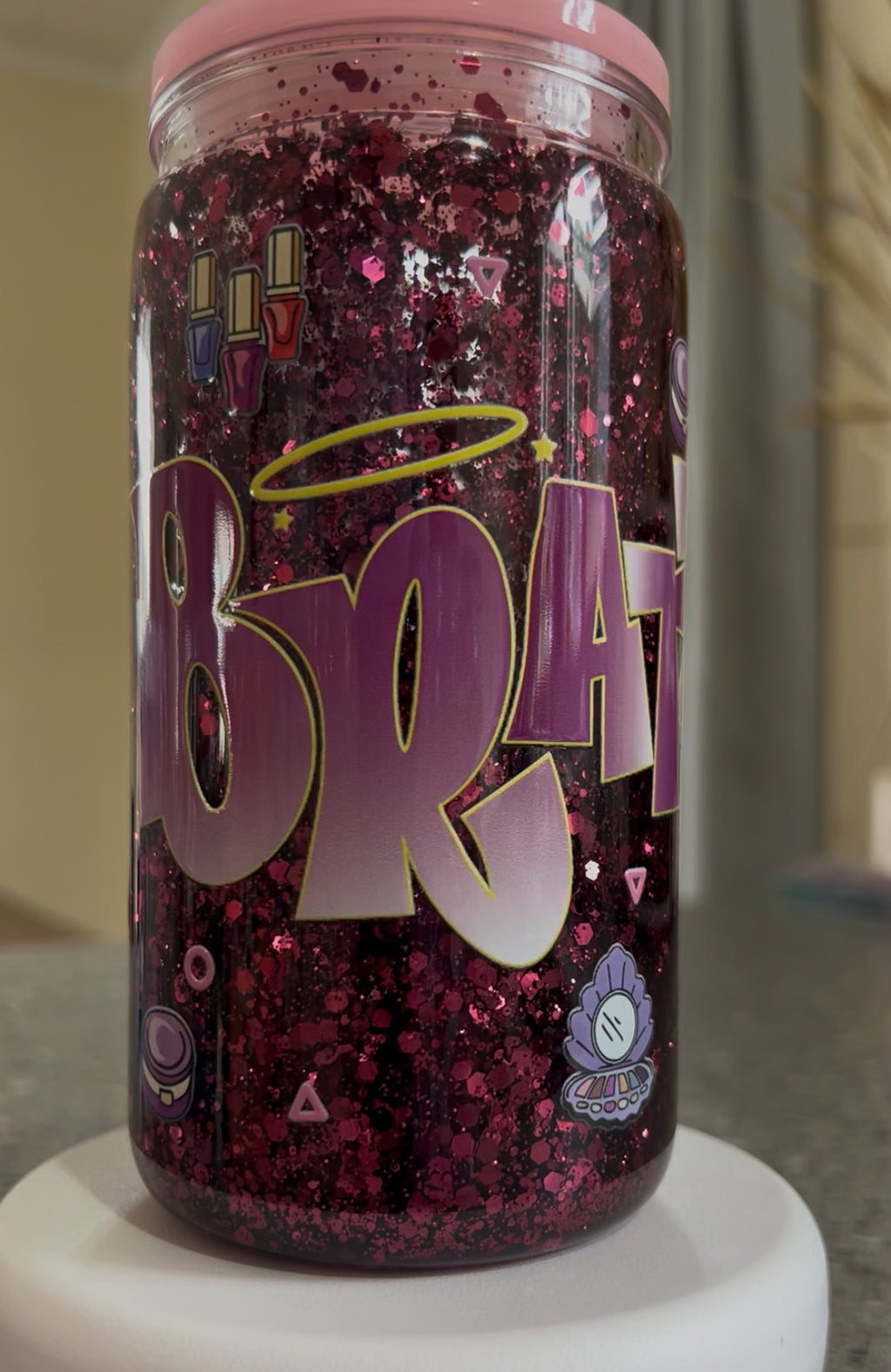 Bratz Snowglobe Glitter Tumbler Acrylic - 16oz