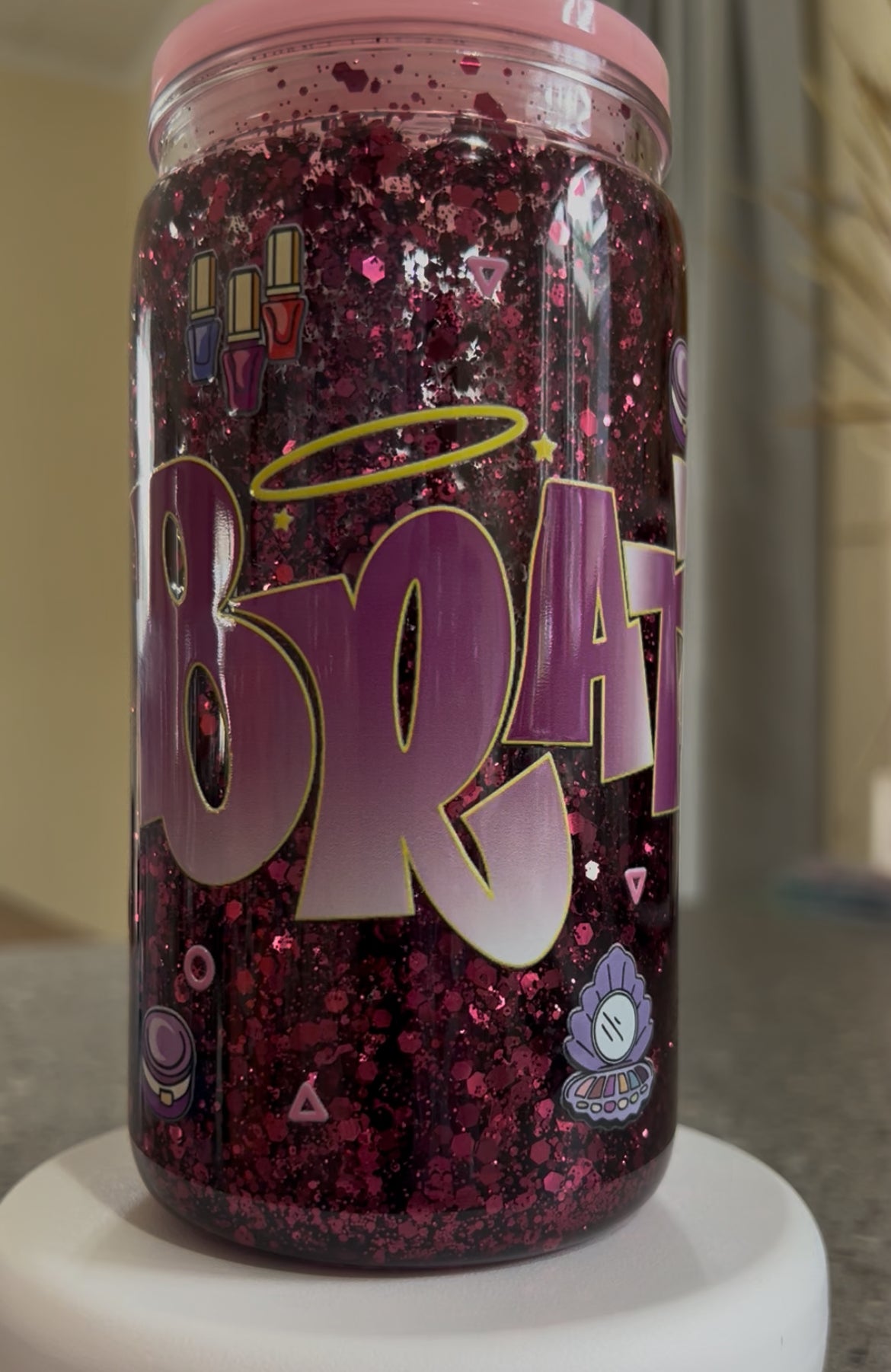 Bratz Snowglobe Glitter Tumbler Acrylic - 16oz