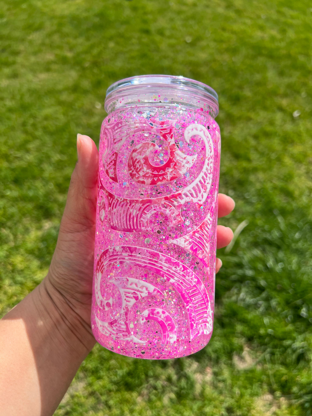 Kōtutu Rōpūa Snowglobe Tumbler Acrylic - 16oz