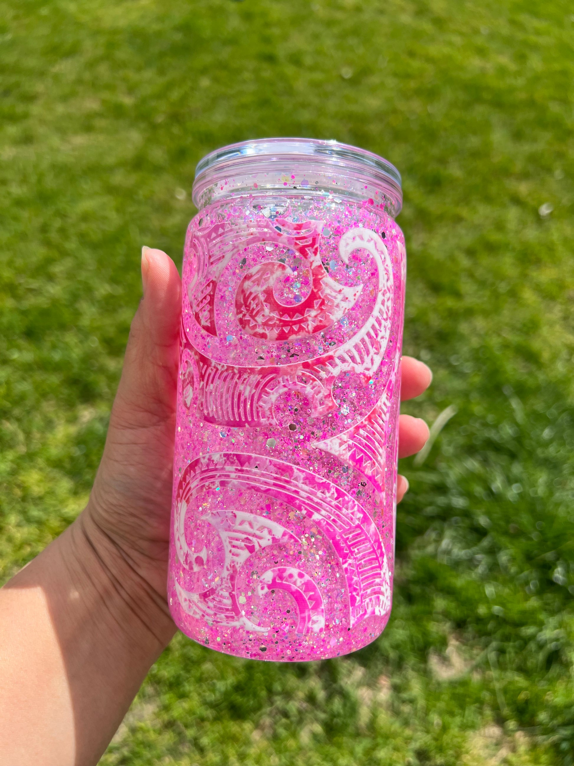 Kōtutu Rōpūa Snowglobe Tumbler Acrylic - 16oz