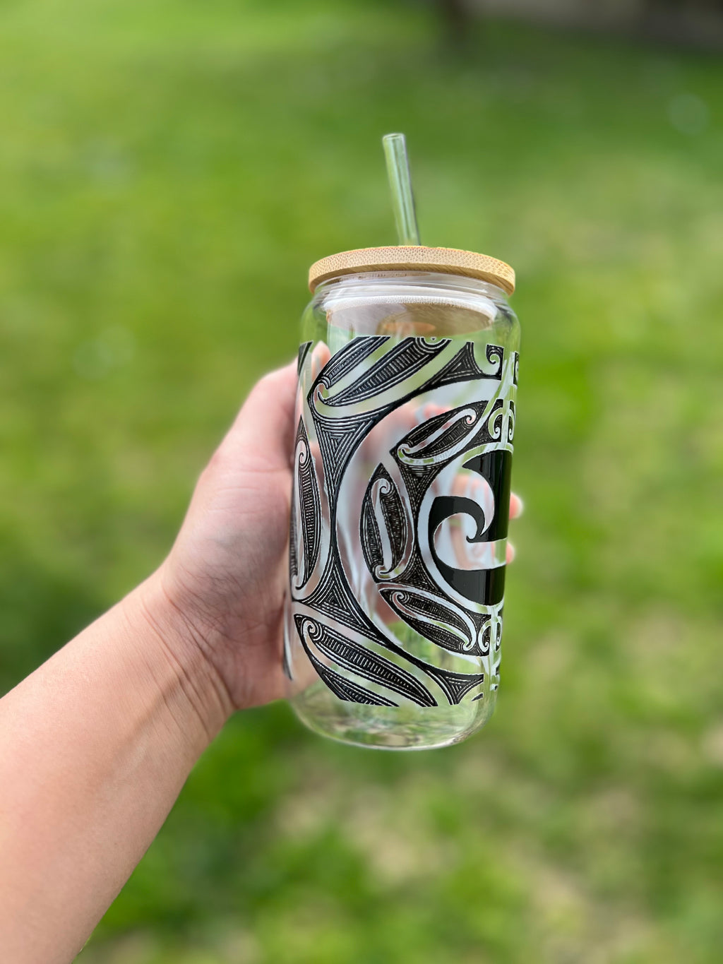 Tino Glass Tumbler 16oz