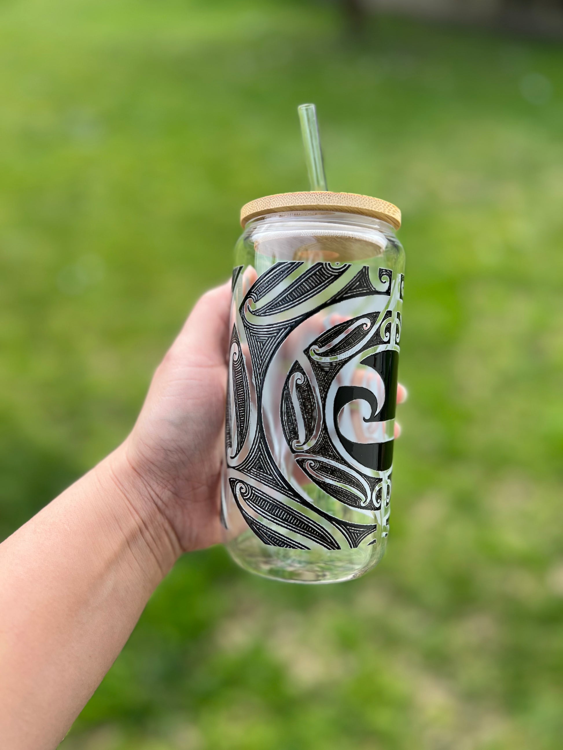 Tino Glass Tumbler 16oz