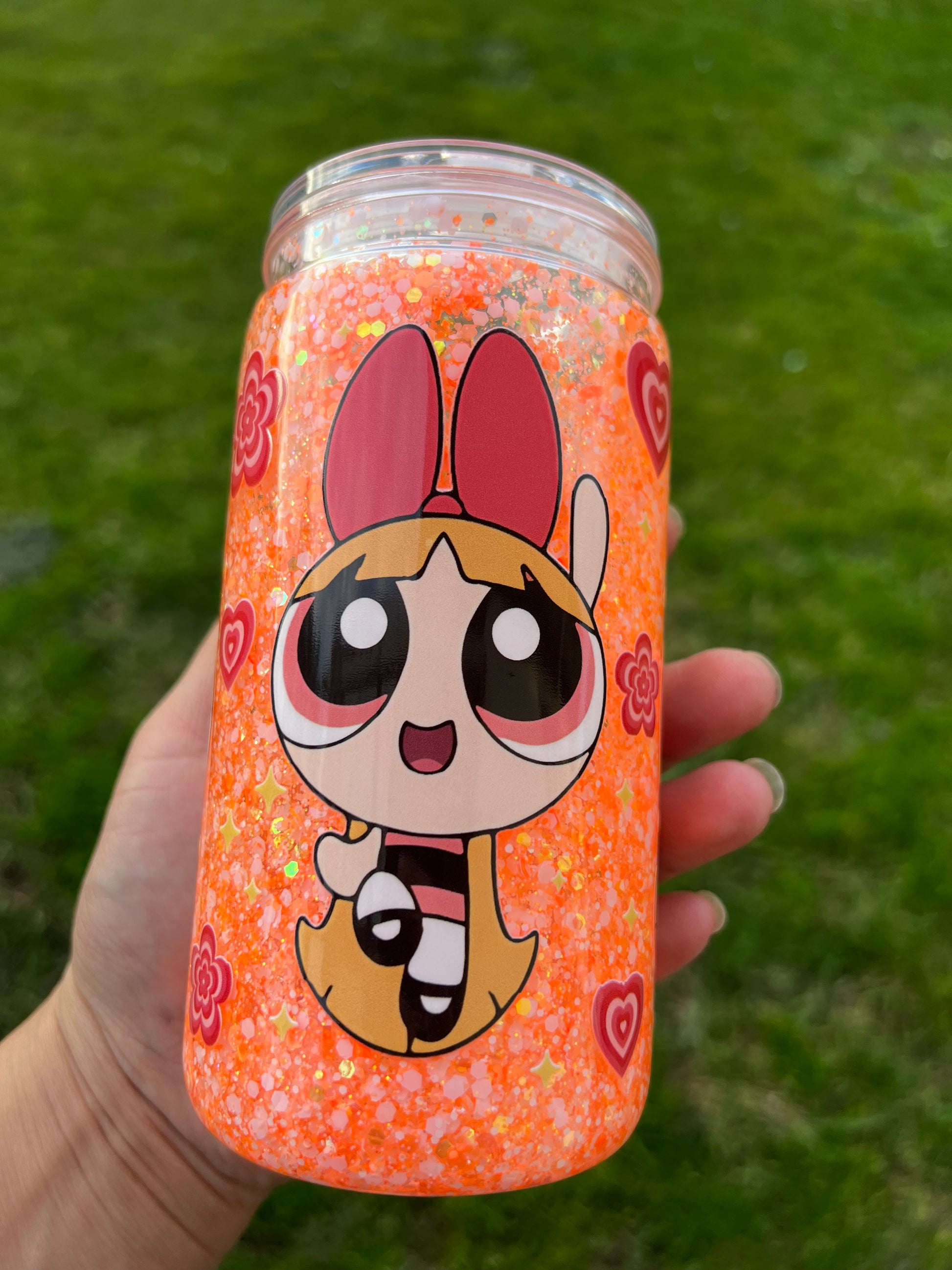 Blossom PPG Snowglobe Glitter Tumbler Acrylic - 16oz