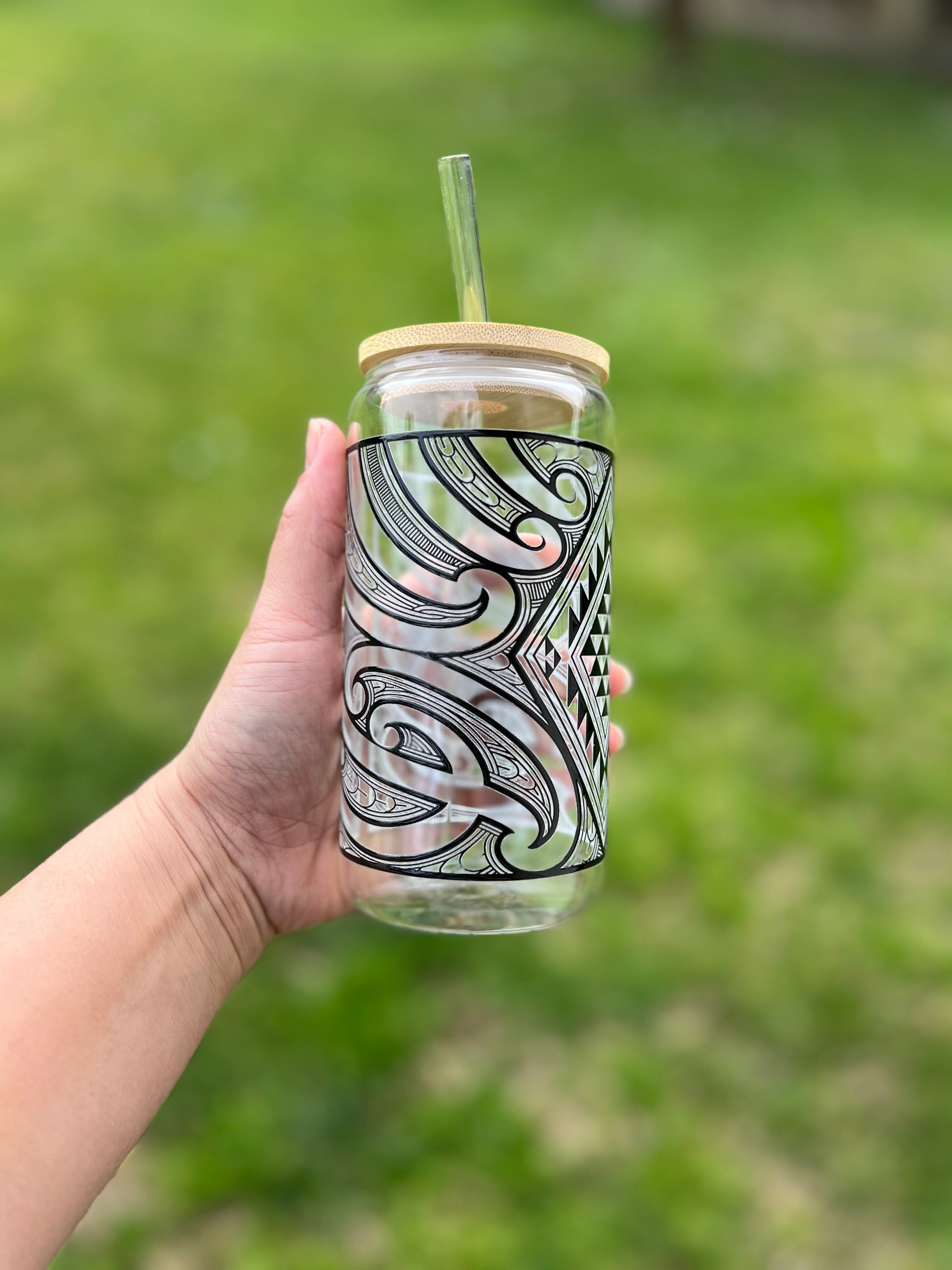 Pango Glass Tumbler 16oz