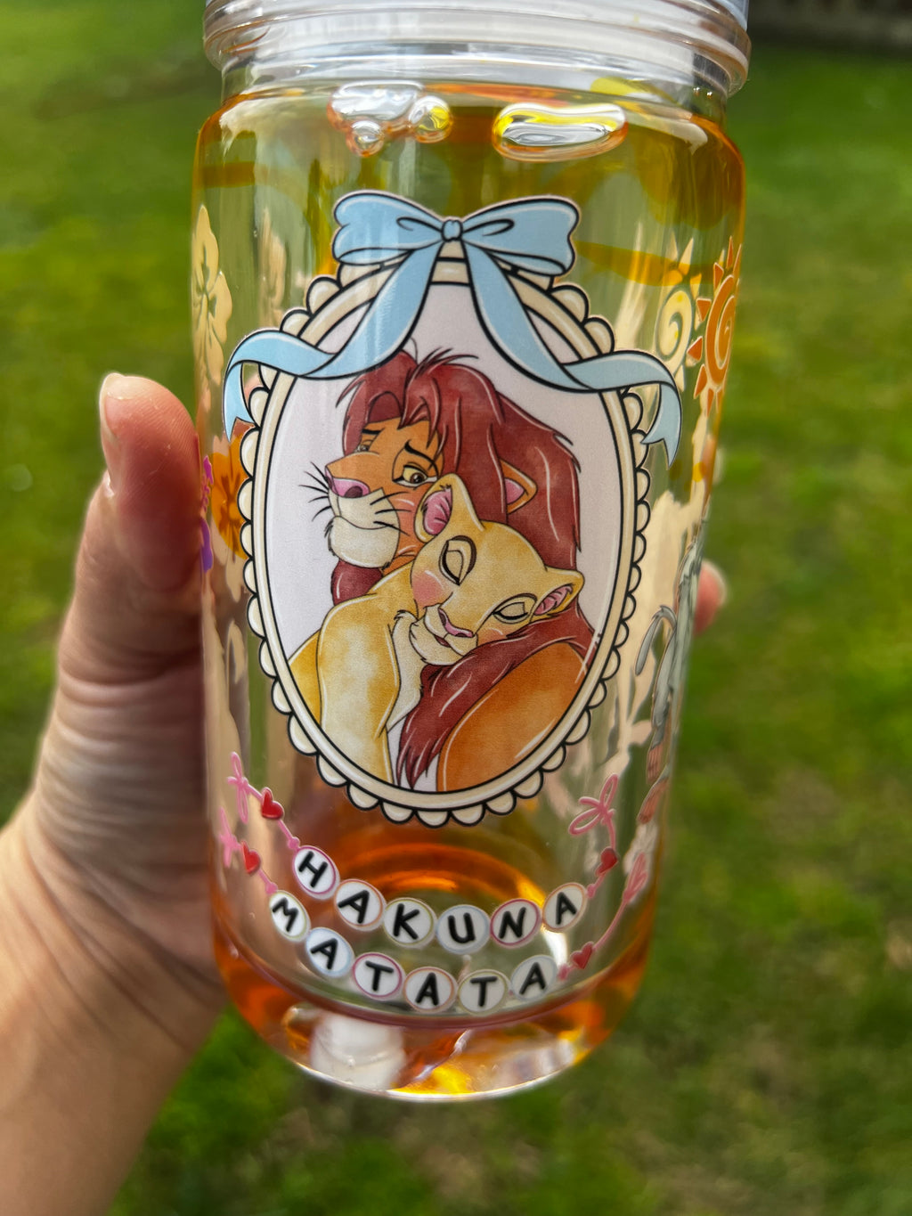 Lion King Lava Drip Tumbler Acrylic - 16oz