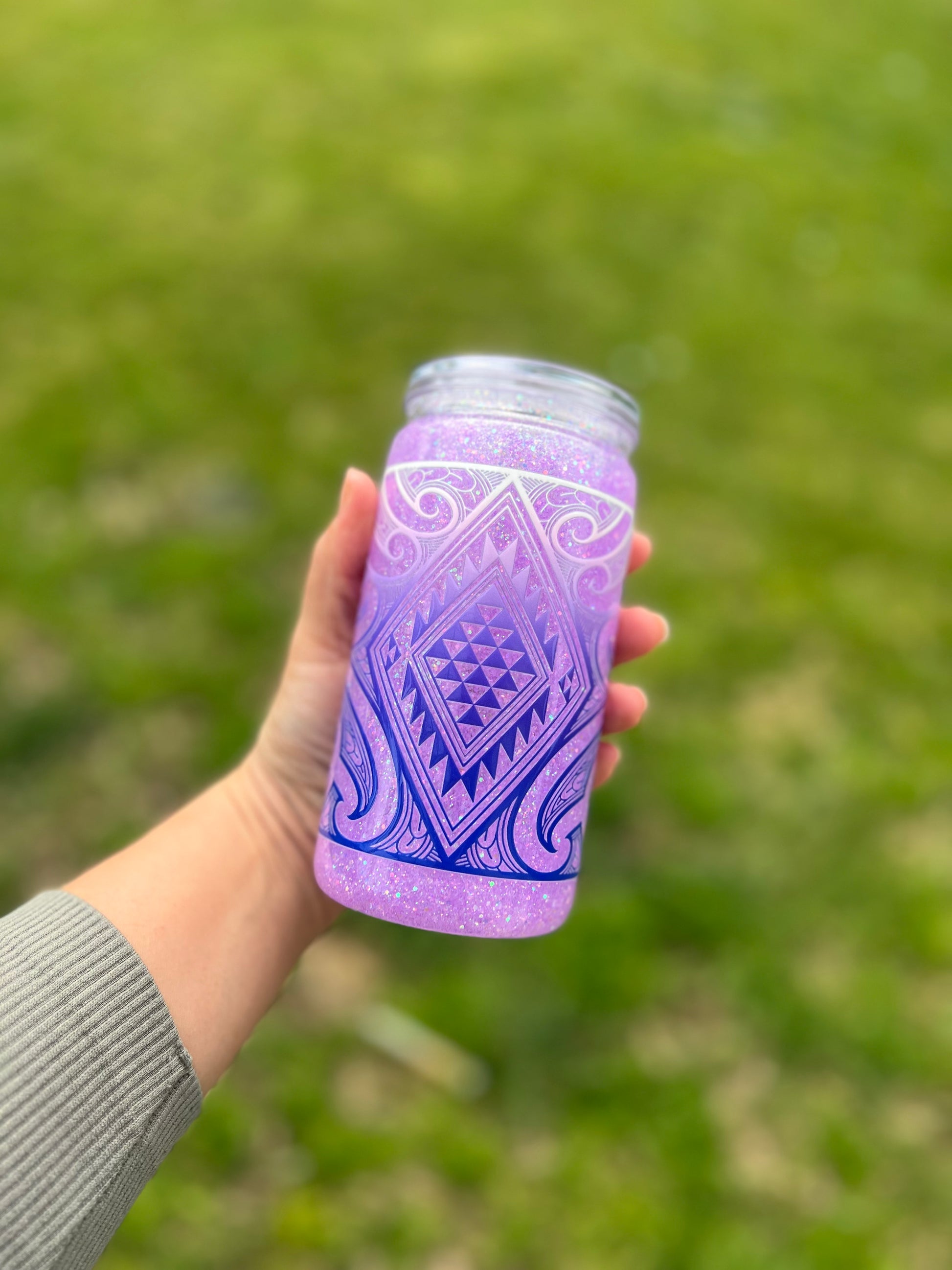 Mirumiru Karepe Snowglobe Tumbler 16oz - Acrylic