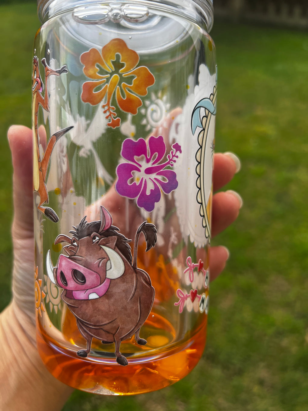 Lion King Lava Drip Tumbler Acrylic - 16oz