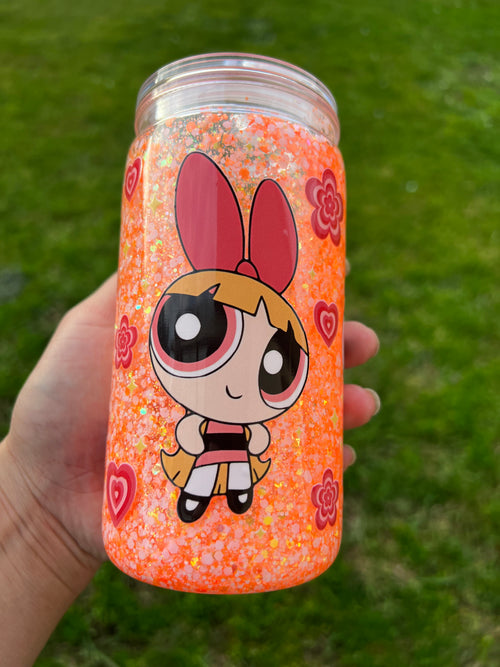 Blossom PPG Snowglobe Glitter Tumbler Acrylic - 16oz