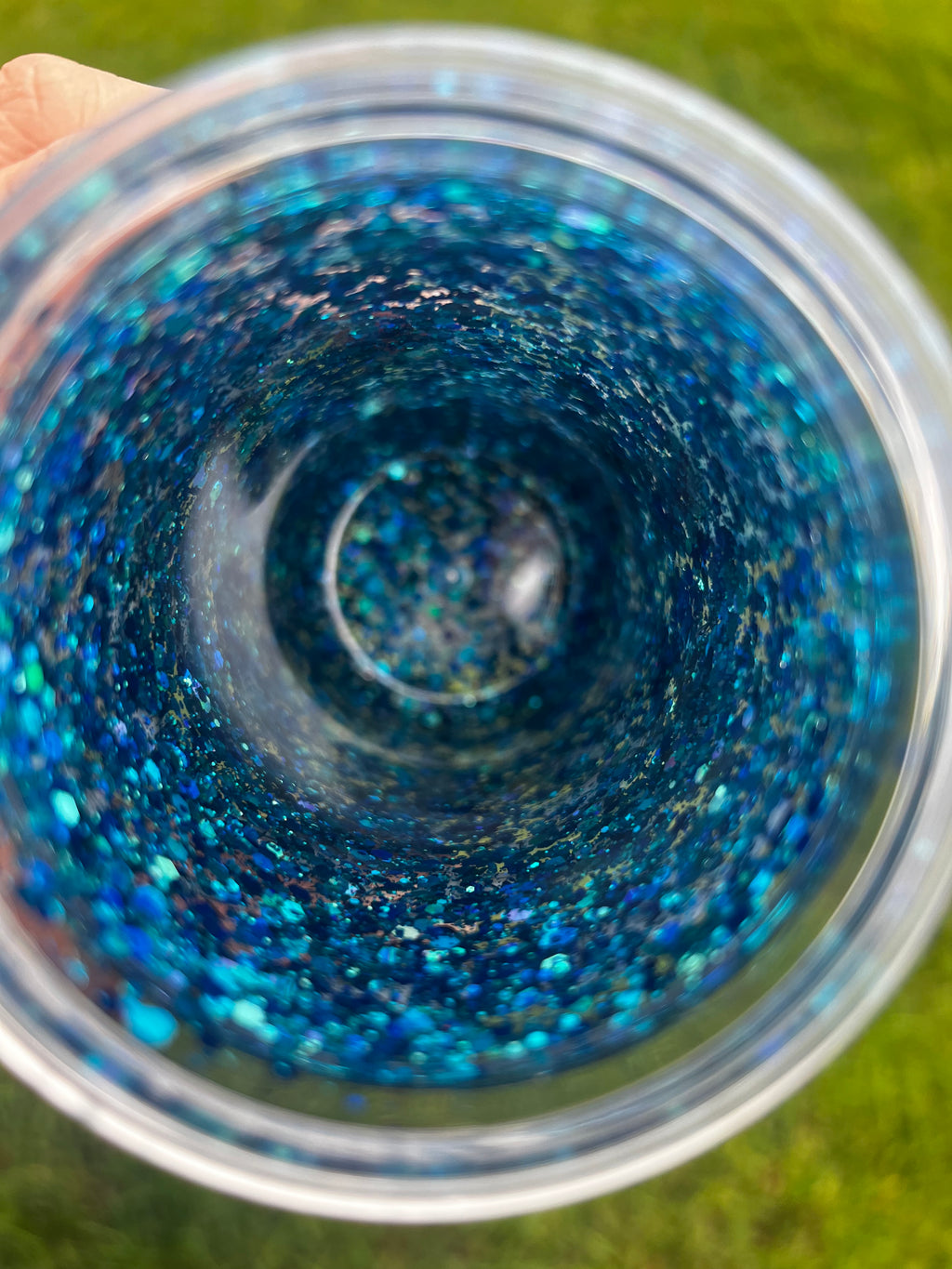 Pāua/ Kahungunu Snow Globe Tumbler 16oz - Acrylic