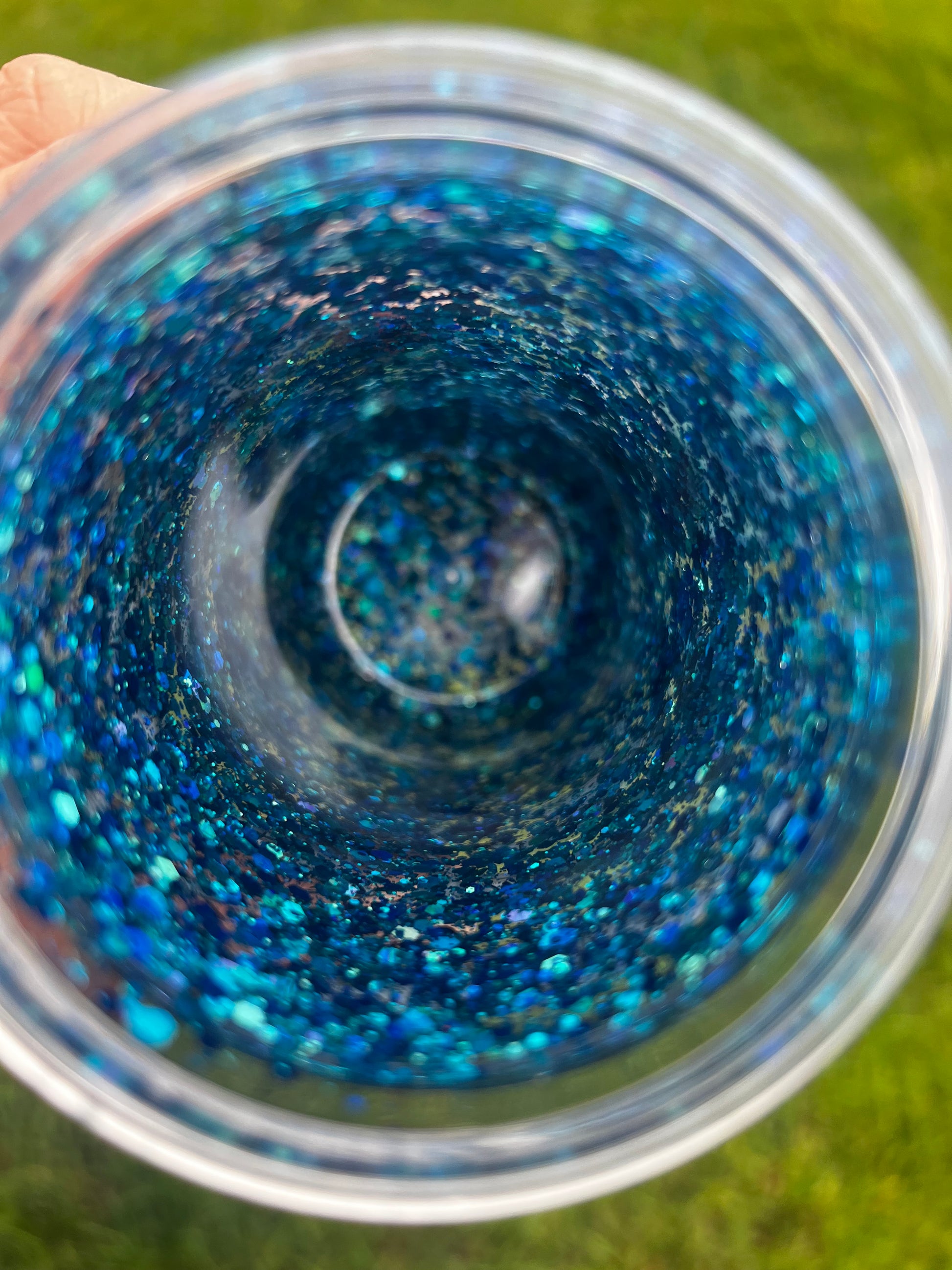 Pāua/ Kahungunu Snow Globe Tumbler 16oz - Acrylic
