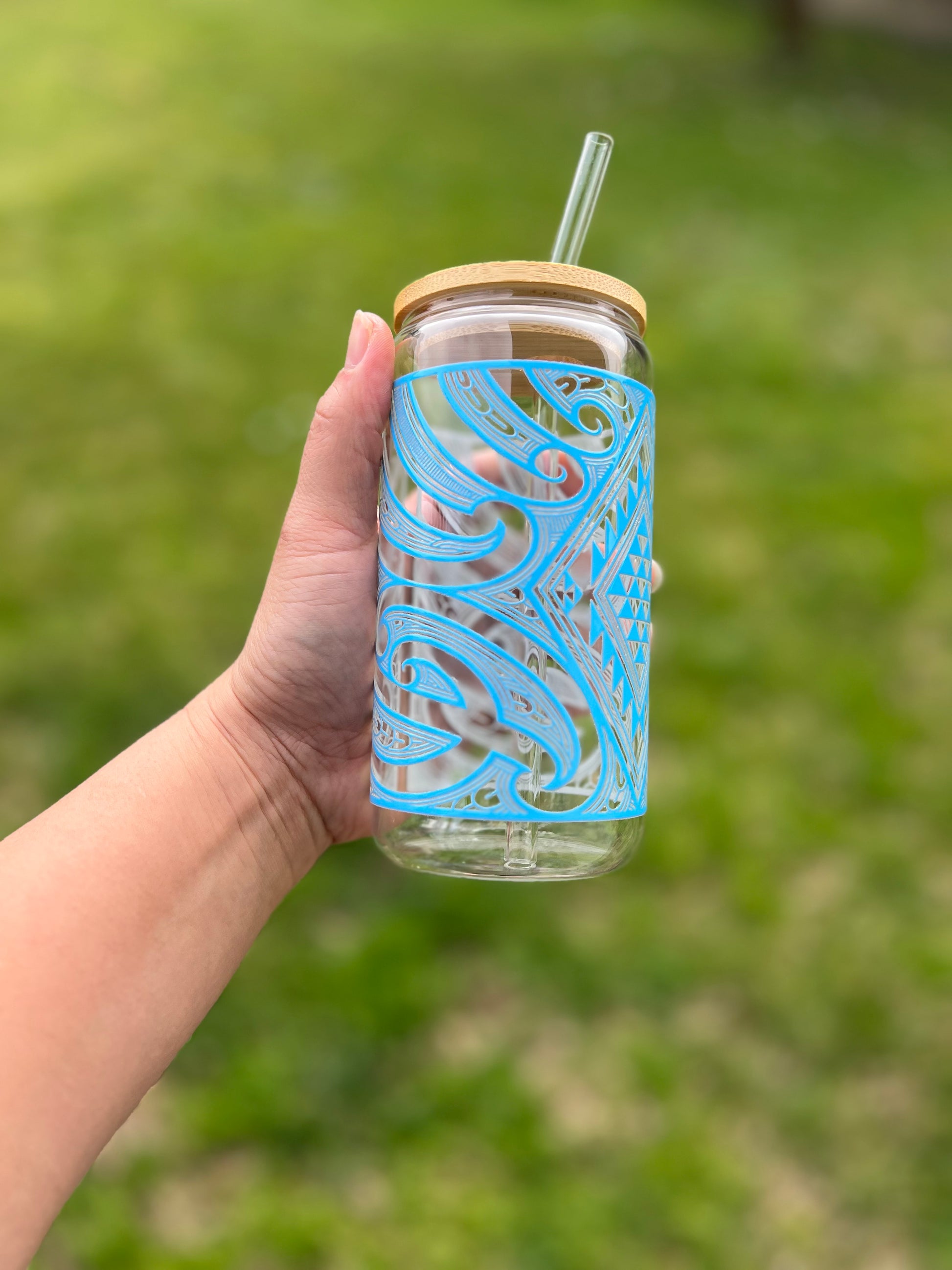 Hinemoana Glass Tumbler 16oz