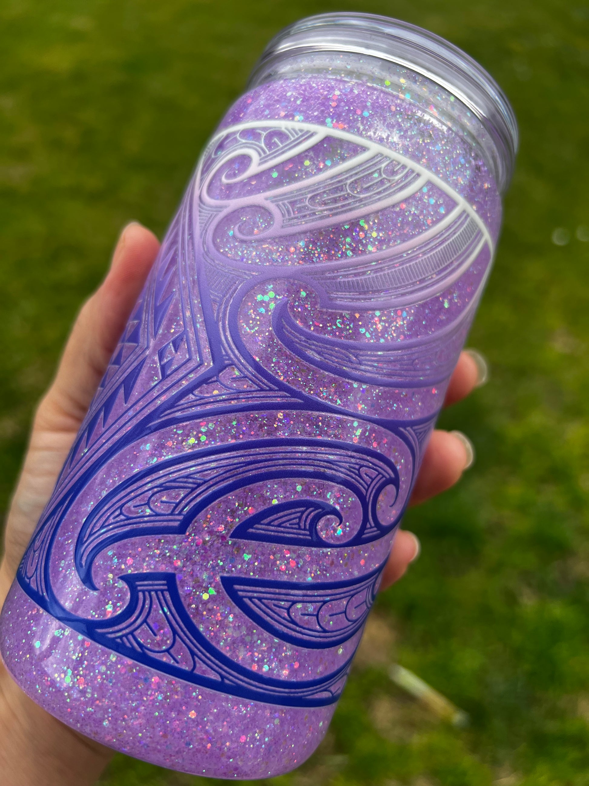 Mirumiru Karepe Snowglobe Tumbler 16oz - Acrylic