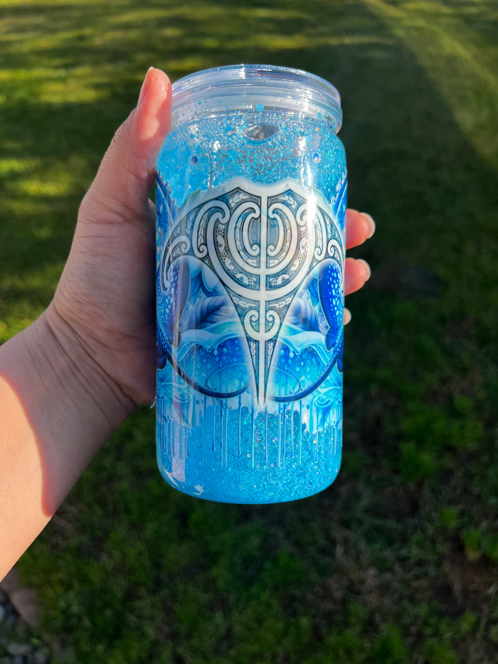 Kaitiaki Snowglobe Tumbler Acrylic - 16oz
