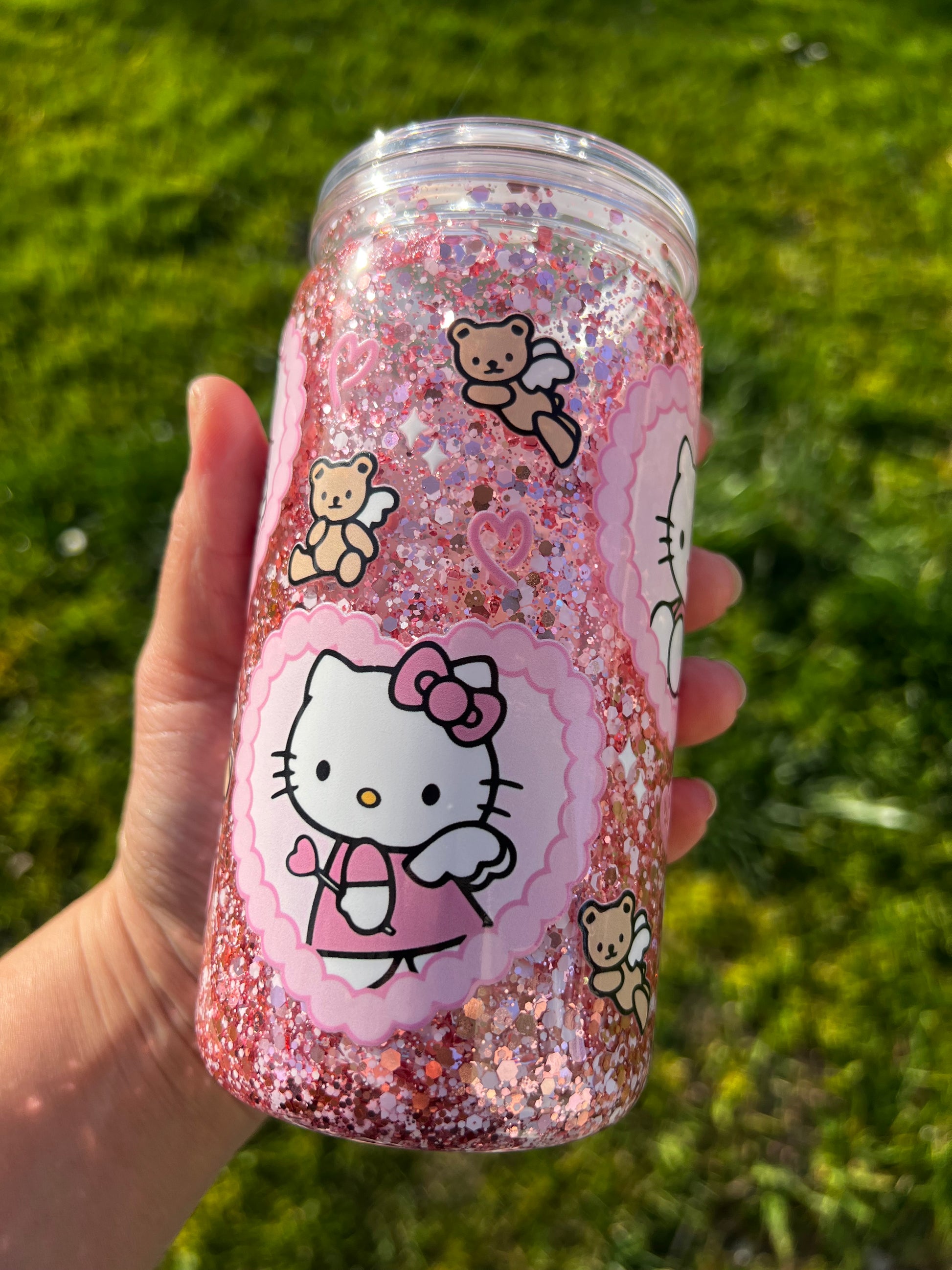 Hello Kitty Snowglobe Tumbler Acrylic - 16oz