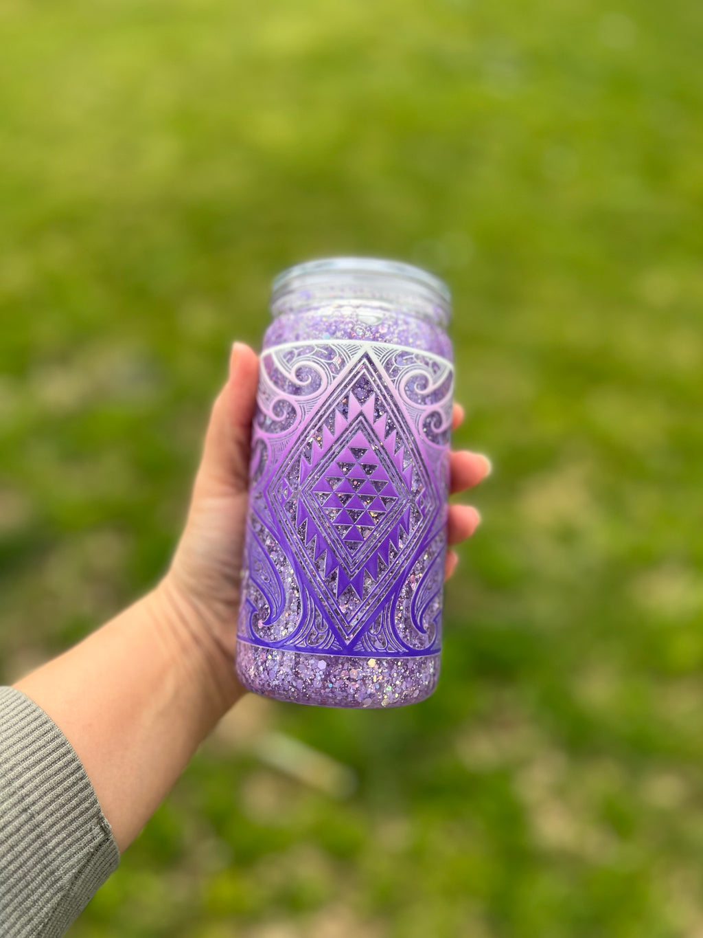 Pahū Purū Snowglobe Tumbler 16oz - Acrylic