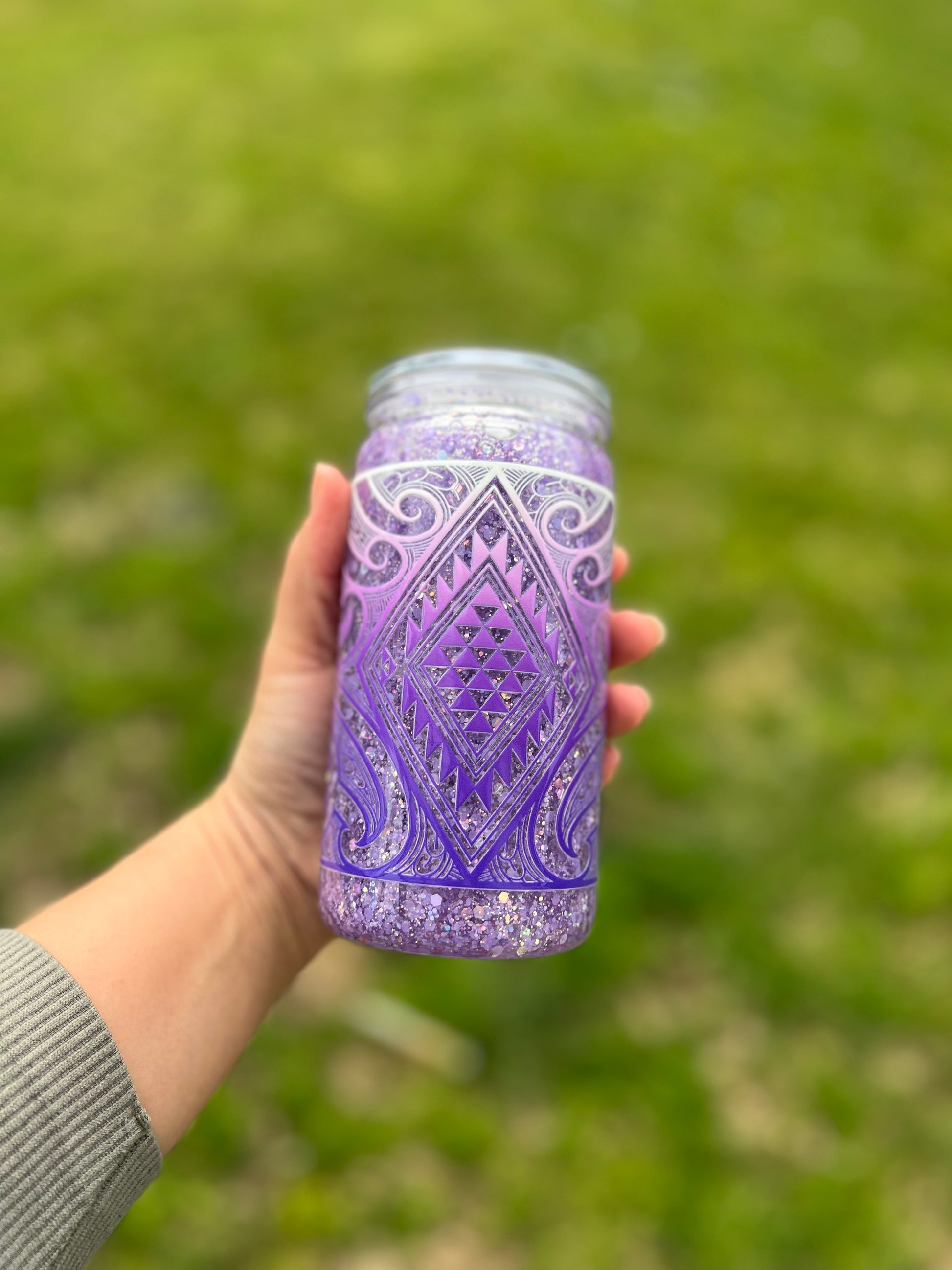 Pahū Purū Snowglobe Tumbler 16oz - Acrylic