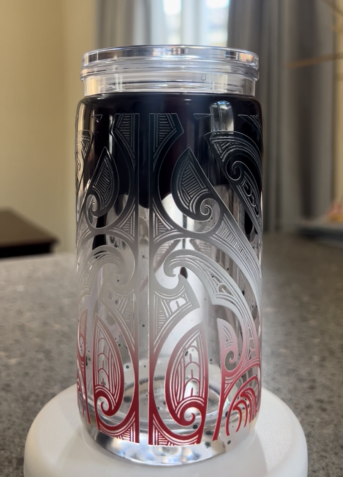 Tino Rangatiratanga Lava Drip Tumbler Acrylic - 16oz