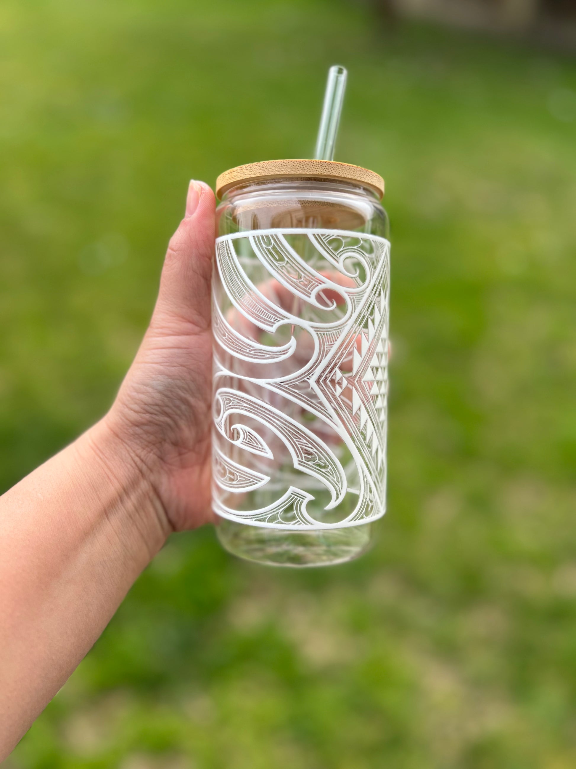 Mā Glass Tumbler 16oz