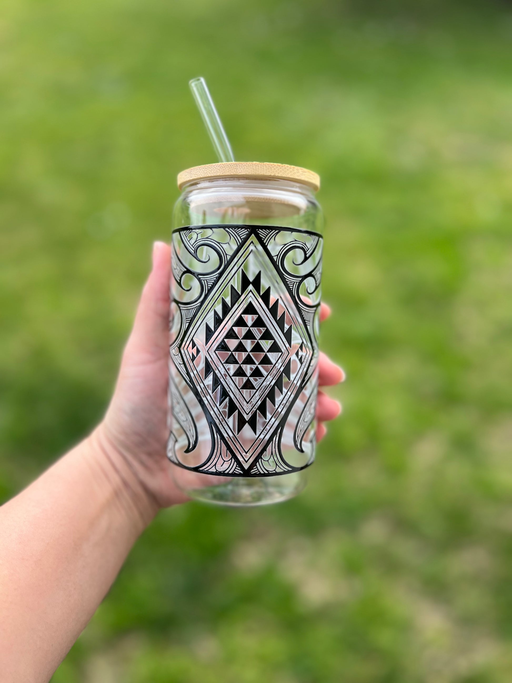 Pango Glass Tumbler 16oz