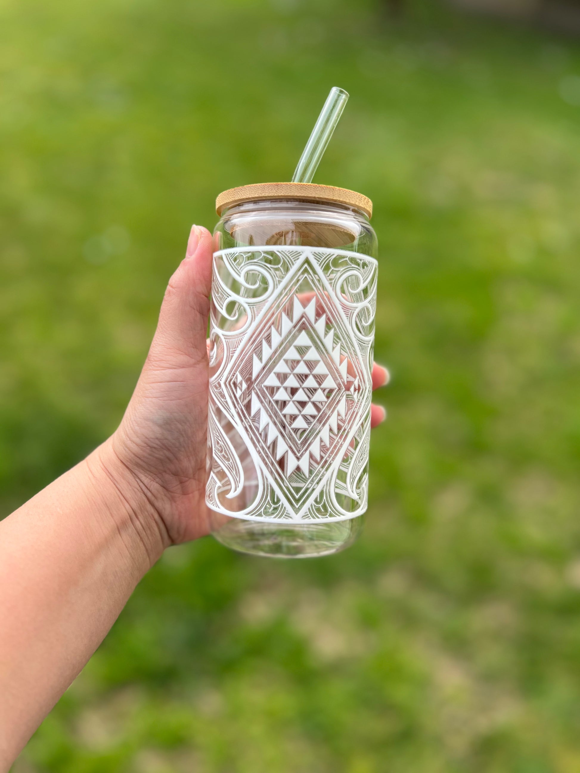 Mā Glass Tumbler 16oz